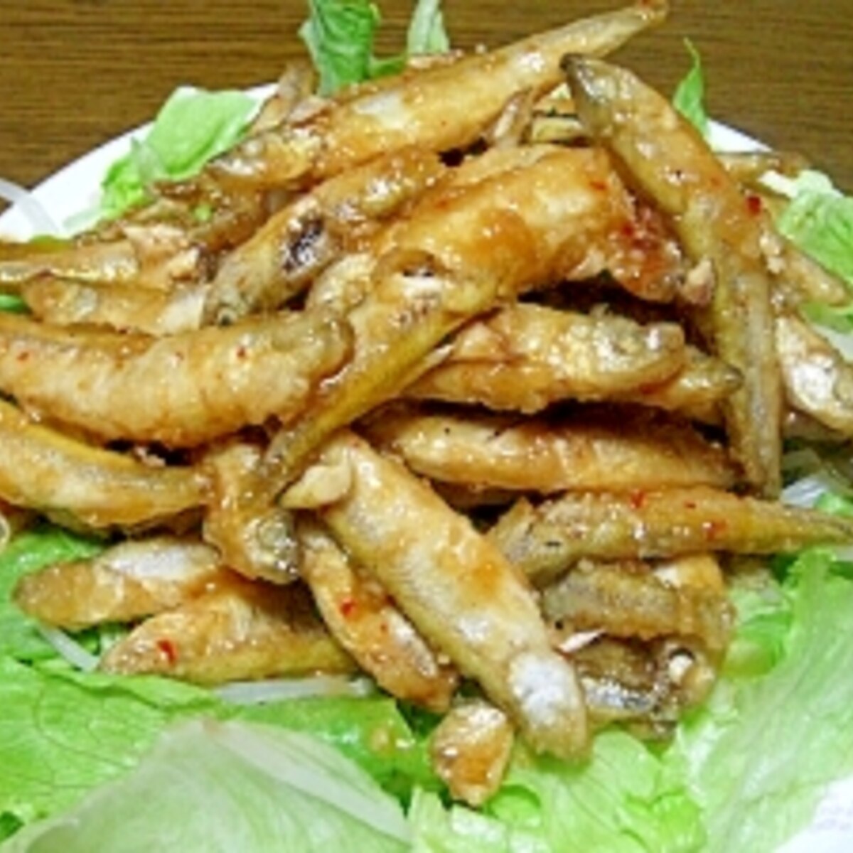 塩麹で簡単 わかさぎのから揚げピリ辛甘酢漬け レシピ 作り方 By えちご姫8654 楽天レシピ 塩麹で簡単 わかさぎのから揚げピリ辛甘酢漬け レシピ 作り方 By えちご姫8654 楽天レシピ